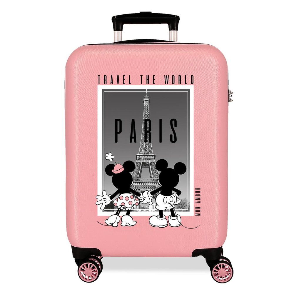 Maleta trolley ABS Paris Mickey &#38; Minnie Disney 55cm