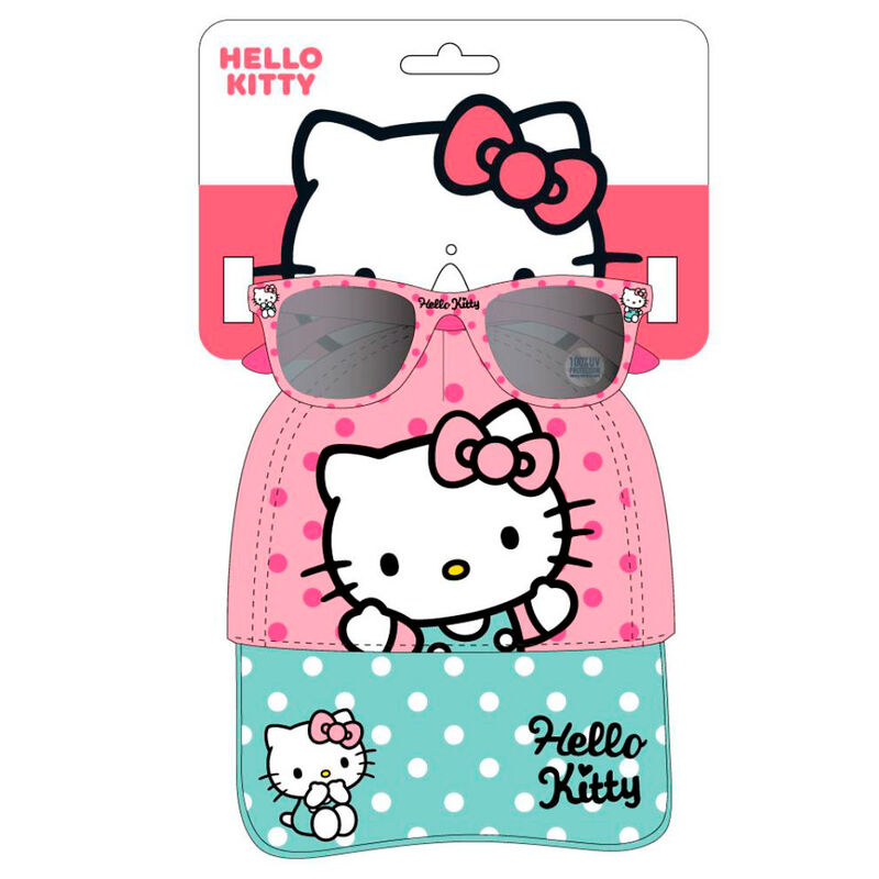Set gorra + gafas sol Hello Kitty