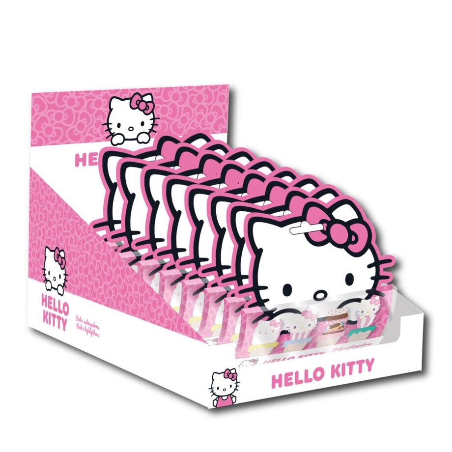 Set 4 subrayadores Hello Kitty