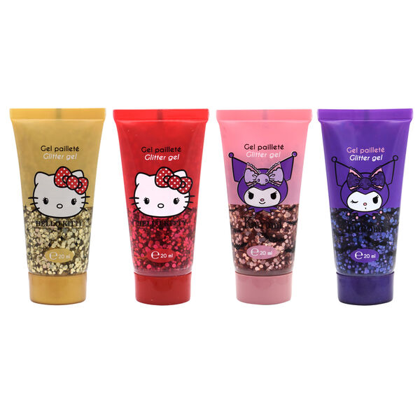 Gel Glitter Hello Kitty &#38; Friends surtido