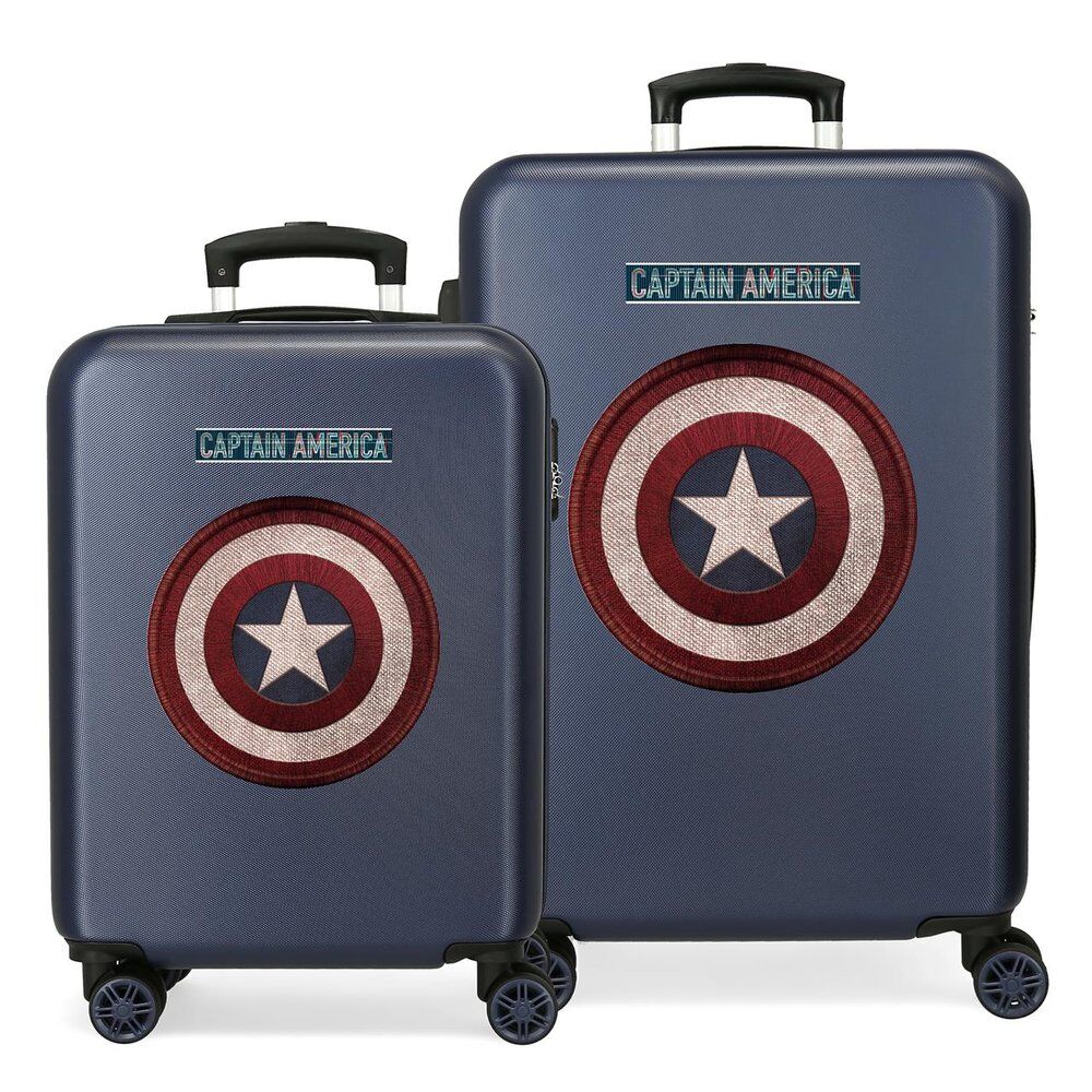 Set 2 Maletas trolley ABS Capitan America Marvel