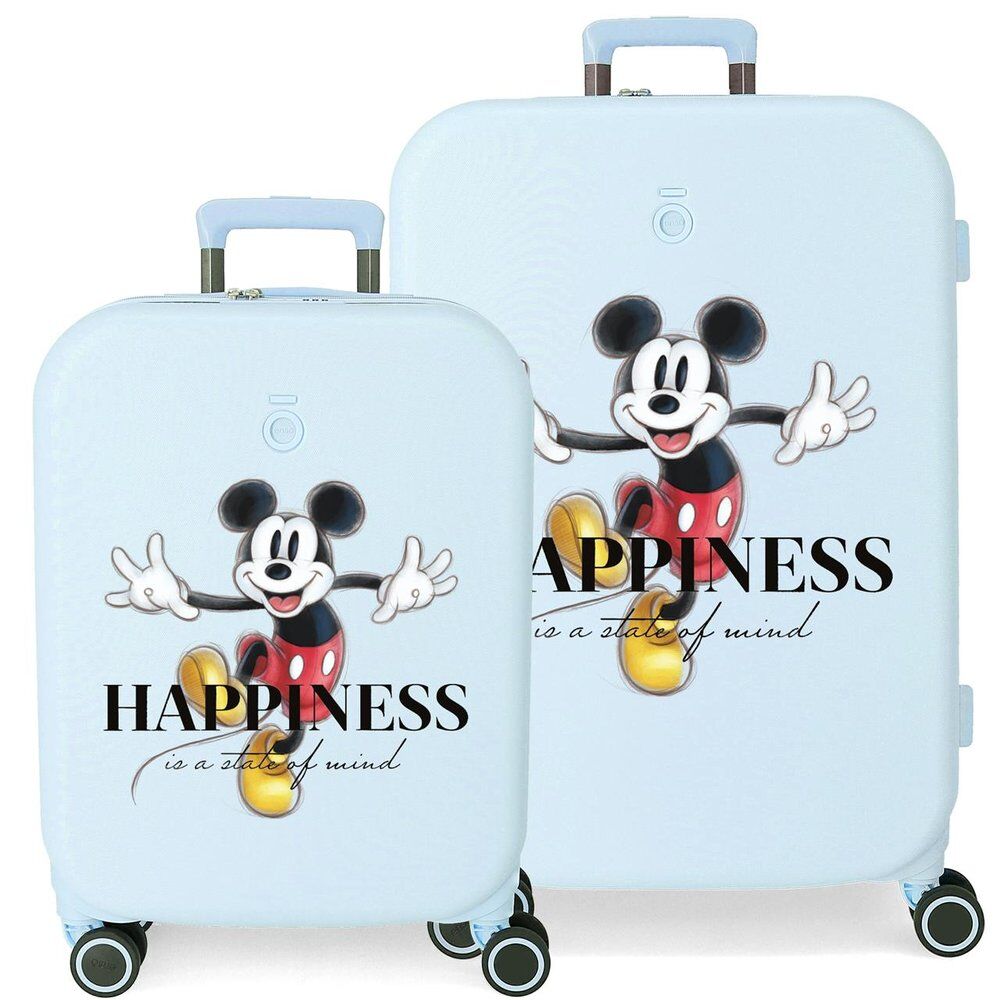 Set 2 Maletas trolley ABS Happiness Mickey Disney