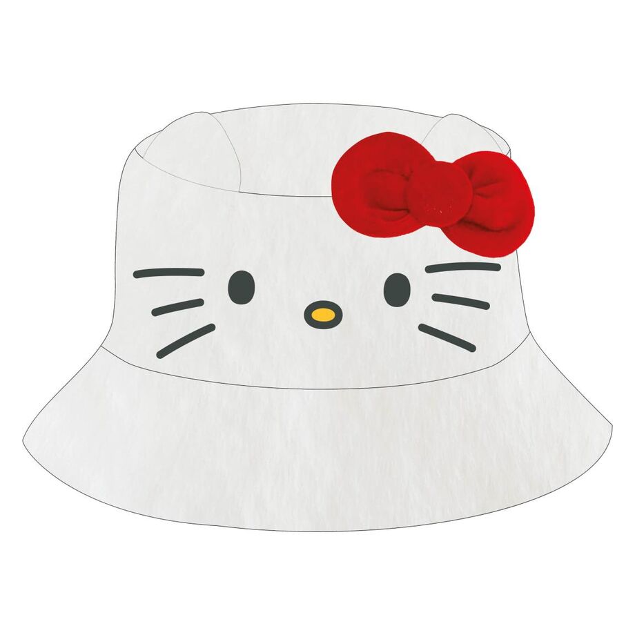 Gorro pesacador pelo Hello Kitty