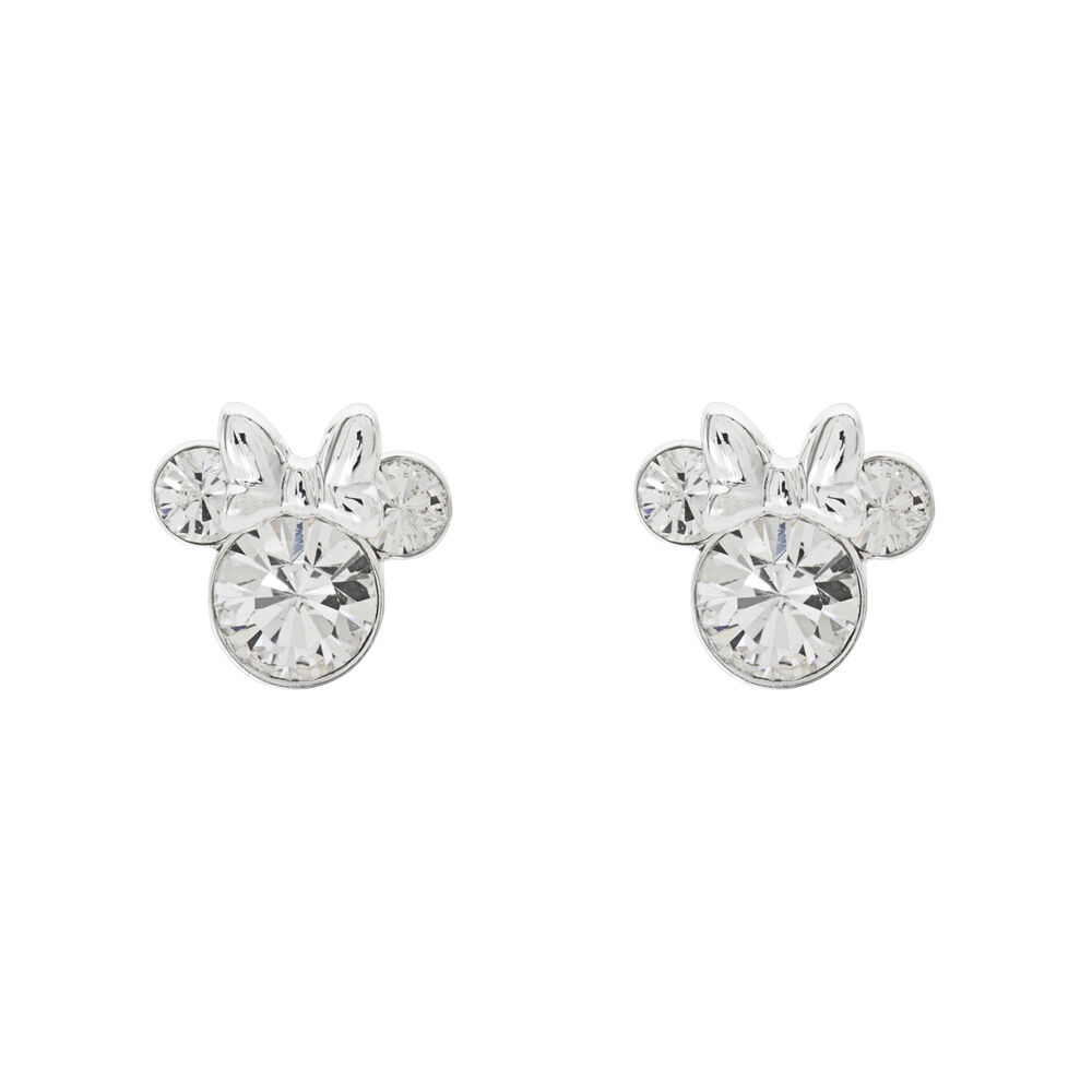 Pendientes Abril Minnie Disney plata