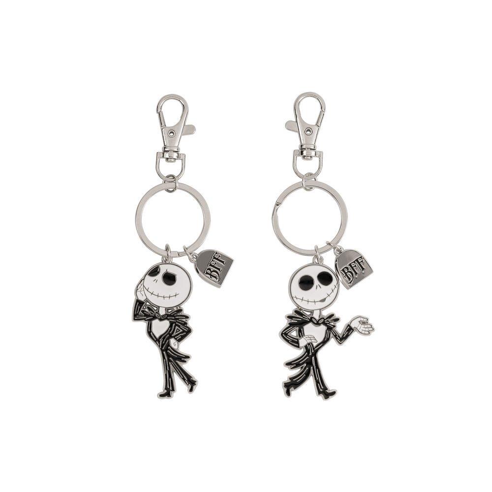 Set 2 Llaveros Jakks Skellington Pesadilla Antes de Navidad Disney
