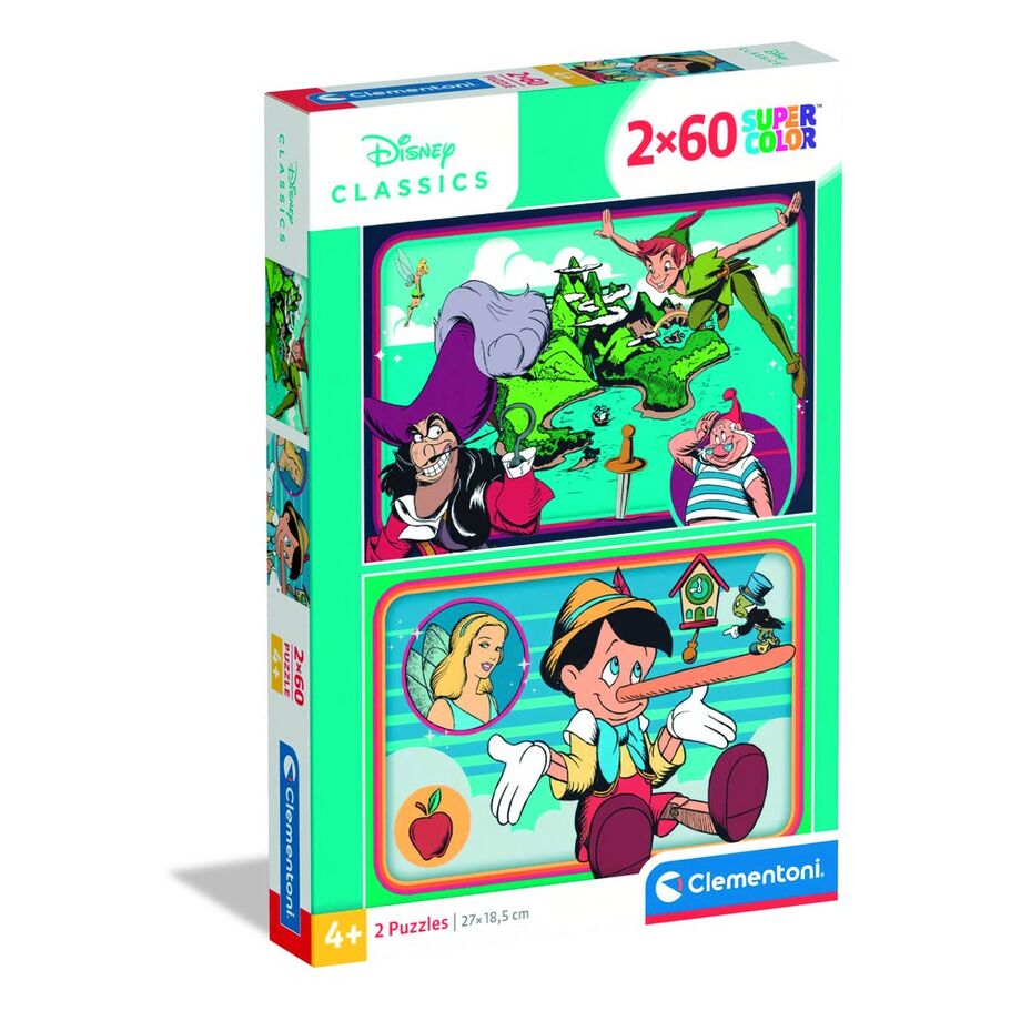 Puzzle Classic Disney 2x60pzs