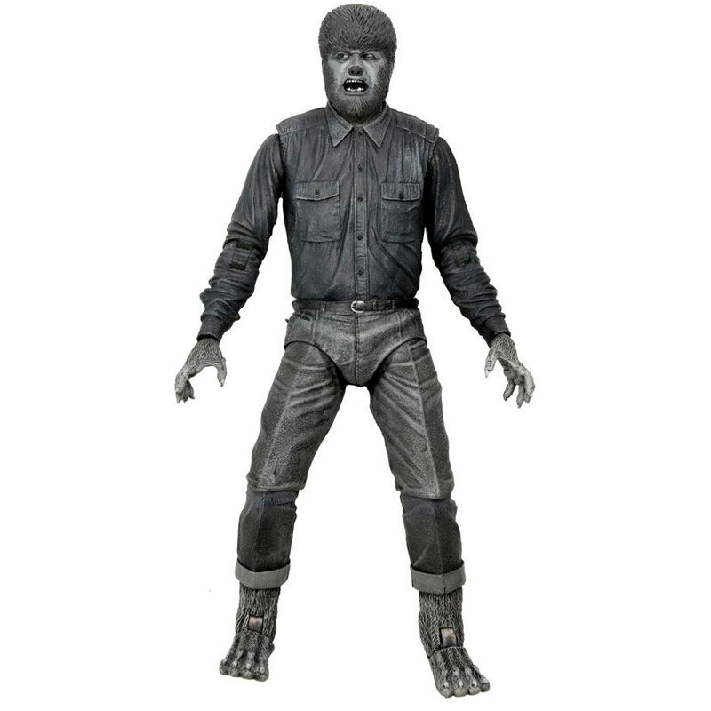Figura Ultimate Wolf Man Black &#38; White Universal Monsters 18cm