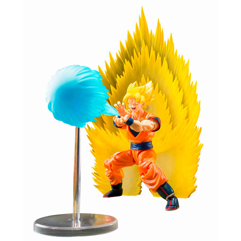 Figura S.H Figuarts Super Saiyan Son Goku Teleport Kamehameha Dragon Ball 15cm