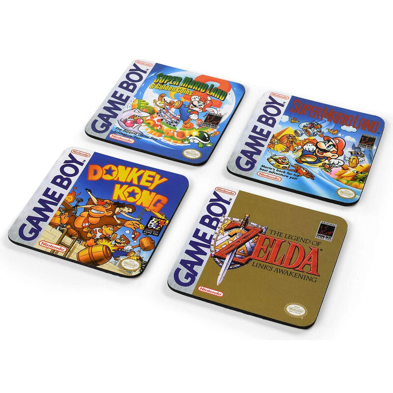 Set 4 posavasos Gameboy Nintendo
