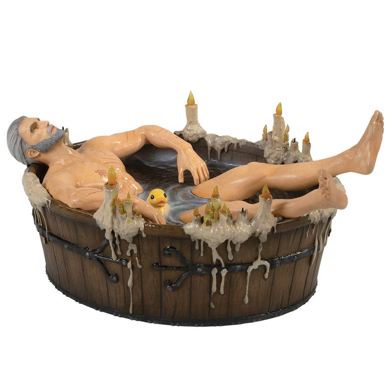 Estatua Geralt en bañera The Witcher 3 Wild Hunt 20cm