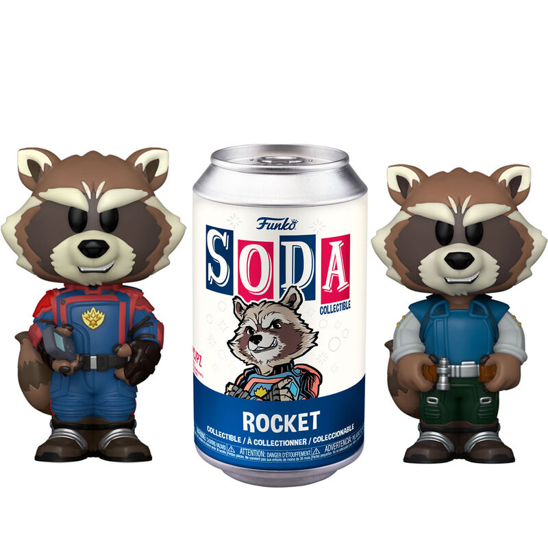 Figura Vinyl SODA Marvel Guardianes de la Galaxia Rocket 5 