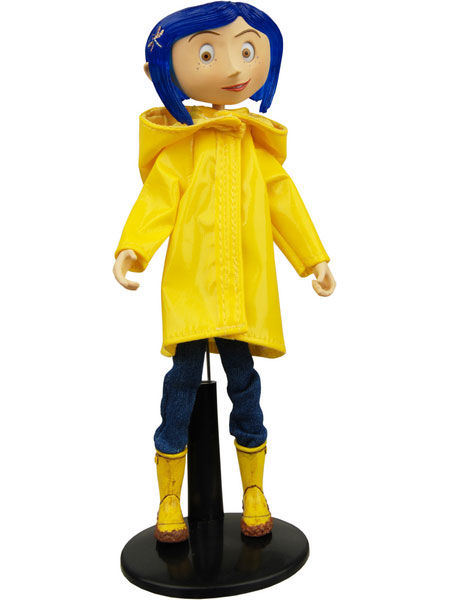 Figura Coraline Rain Coat Los Mundos de Coraline 18cm
