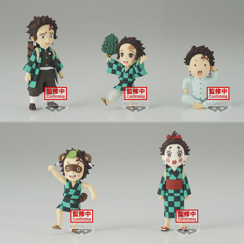 Figura Tanjiro Kamado Demon Slayer Kimetsu no Yaiba 7cm surtido