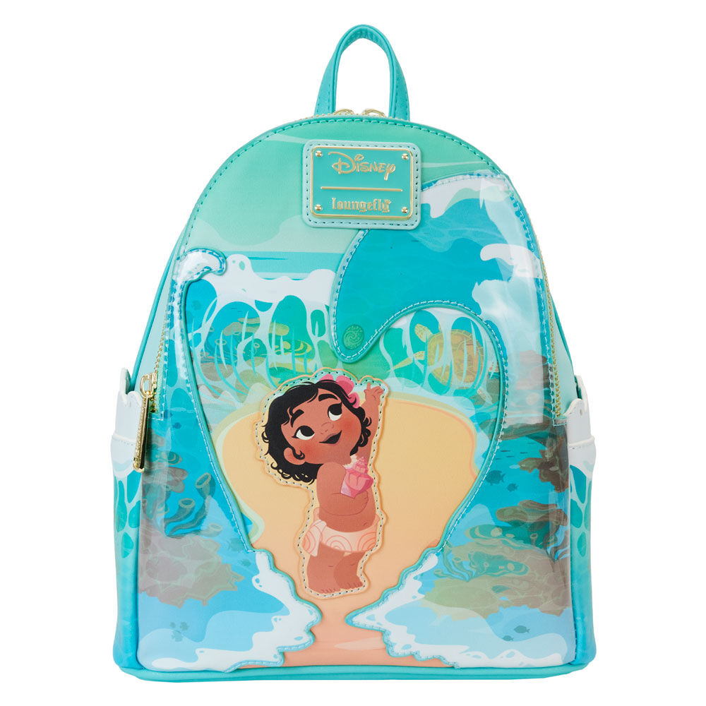 Mochila Ocean Waves Vaiana Moana Disney Loungefly 26cm