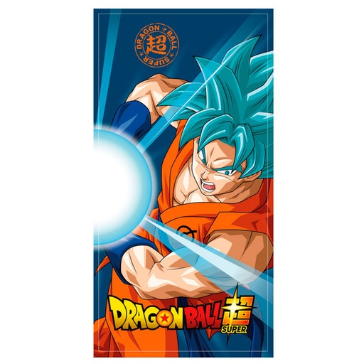 [8435631338833] Toalla Goku Super Saiyan Blue Dragon Ball Super algodon