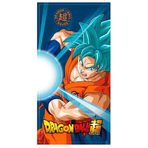 [8435631339328] Toalla Goku Super Saiyan Blue Dragon Ball Super microfibra