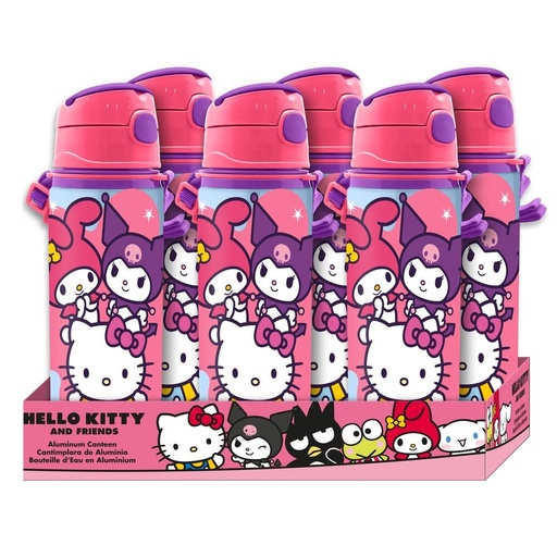 [8435507891653] Cantimplora aluminio Hello Kitty and Friends 600ml