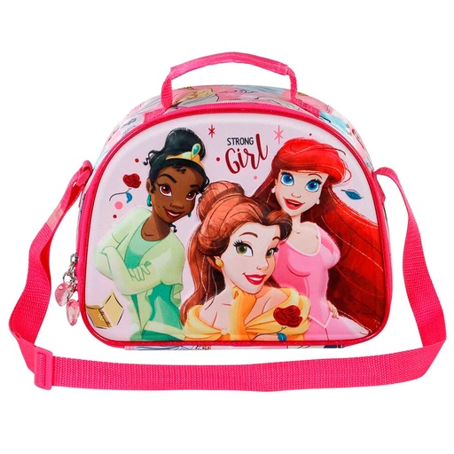 [8445118044850] Bolsa portameriendas 3D Strong Princesas Disney