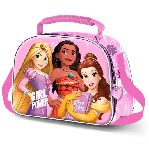 [8445118063653] Bolsa portameriendas 3D Princesas Disney