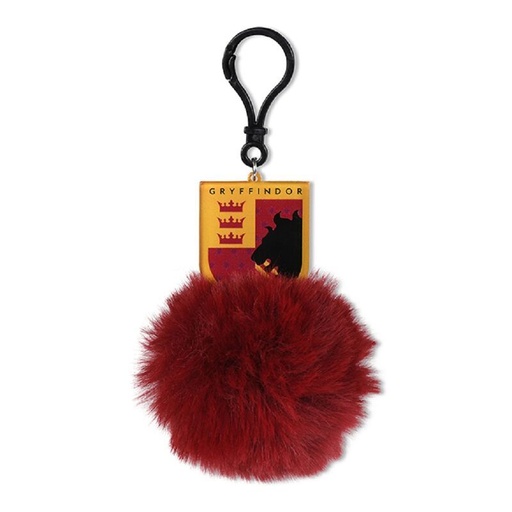 [5050293390895] Llavero Pompom Escudo Gryffindor Harry Potter