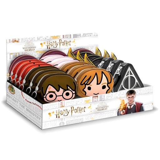[8445118030266] Monedero Chibi Harry Potter surtido