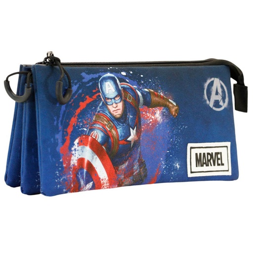 [8445118034998] Portatodo Full Capitan America Marvel triple