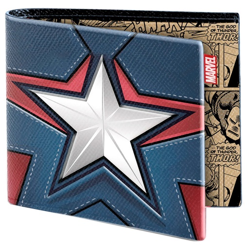 [8445118073768] Cartera Courage Capitan America Marvel