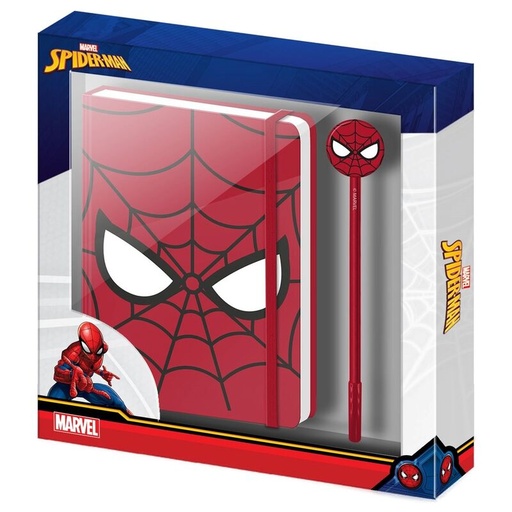 [8445118075687] Set diario + boligrafo Spiderman Marvel