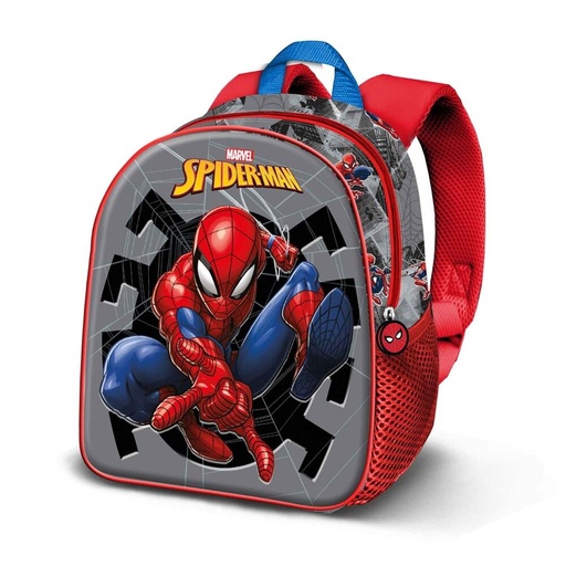 [8445118081855] Mochila 3D Symbol Spiderman Marvel 31cm