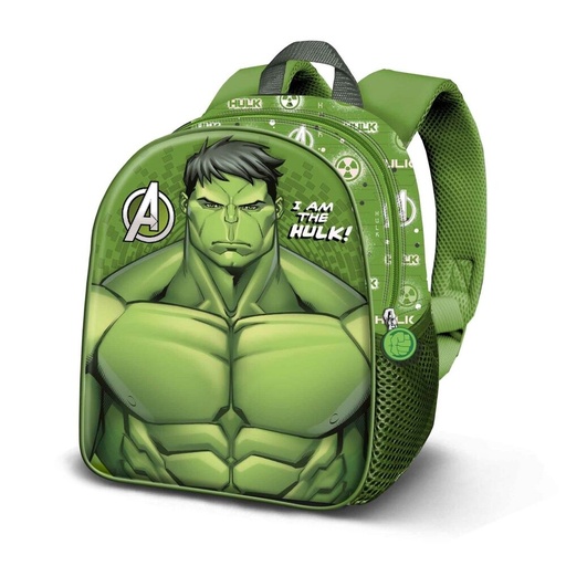 [8445118081886] Mochila 3D Rage Hulk Marvel 31cm