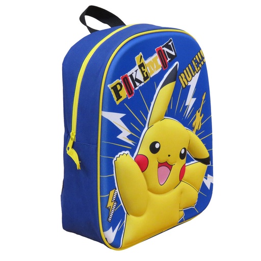[8426842099668] Mochila 3D Pikachu Pokemon 30cm