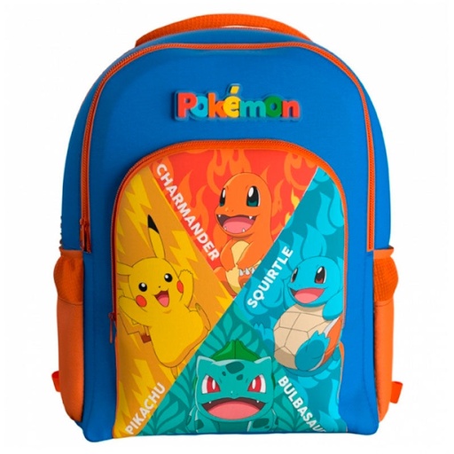 [8426842102047] Mochila Starters Pokemon 43cm adaptable