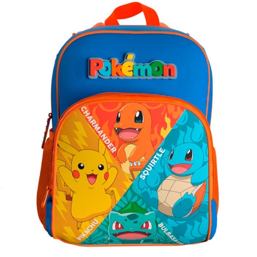 [8426842102054] Mochila 3D Starters Pokemon 30cm