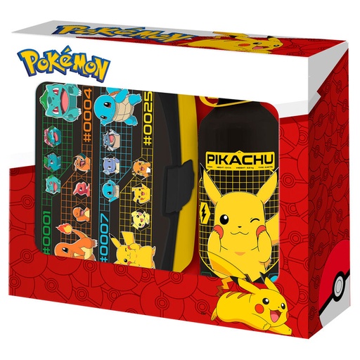 [8435507884143] Sandwichera + cantimplora aluminio Pokemon 500ml