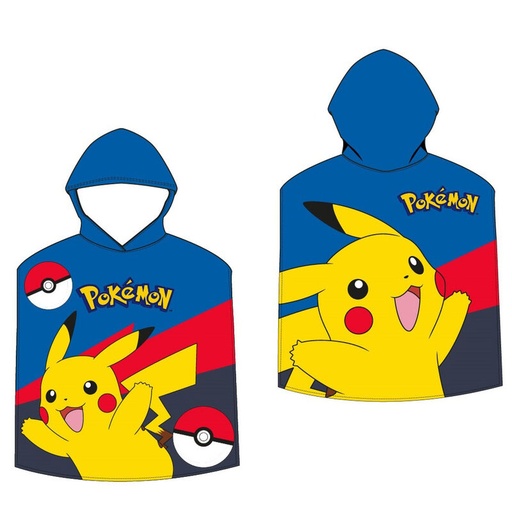 [8436580119634] Poncho toalla Pokemon microfibra