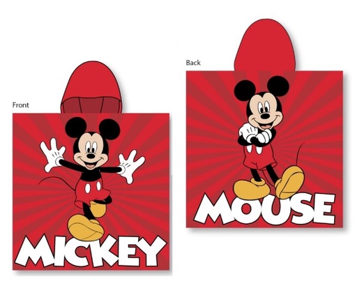 [8435631340379] Poncho toalla Mickey Disney microfibra