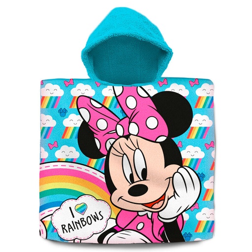 [8435507873796] Poncho toalla Minnie Disney algodon