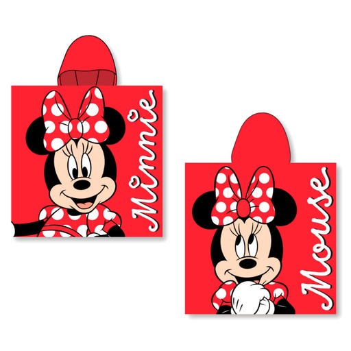 [8435631344643] Poncho toalla Minnie Disney algodon