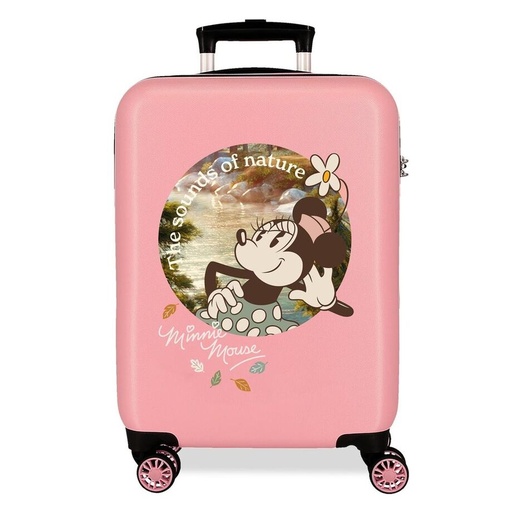 [8435692735114] Maleta trolley ABS The Sound of Nature Minnie Disney 55cm