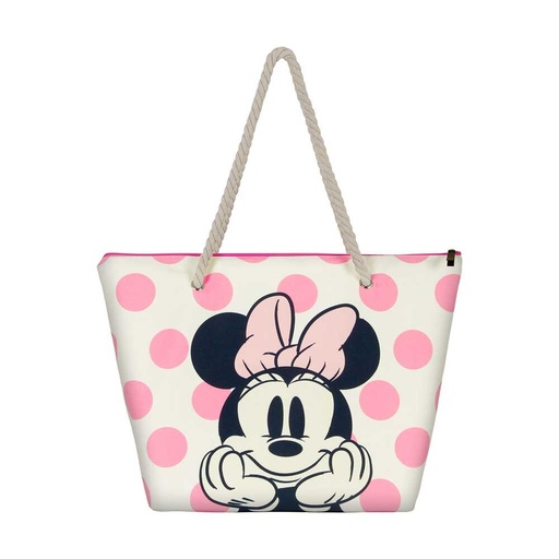[8445118070361] Bolsa playa Dots Minnie Disney
