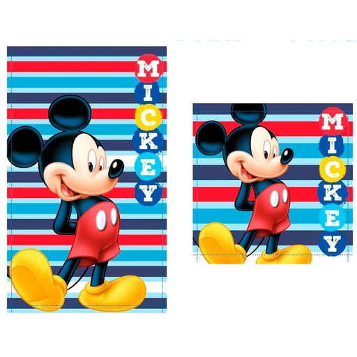 [8435631345435] Set 2 toallas baño Mickey Disney algodon