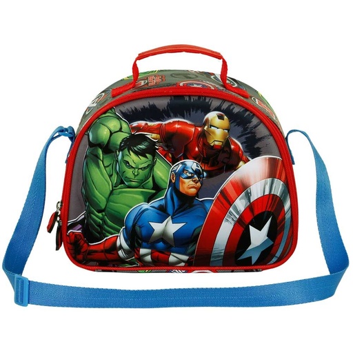 [8445118064667] Bolsa portameriendas 3D Invencible Los Vengadores Avengers Marvel