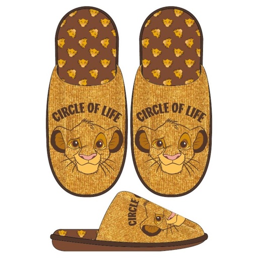 [28445484400407] Pantuflas El Rey Leon Disney adulto