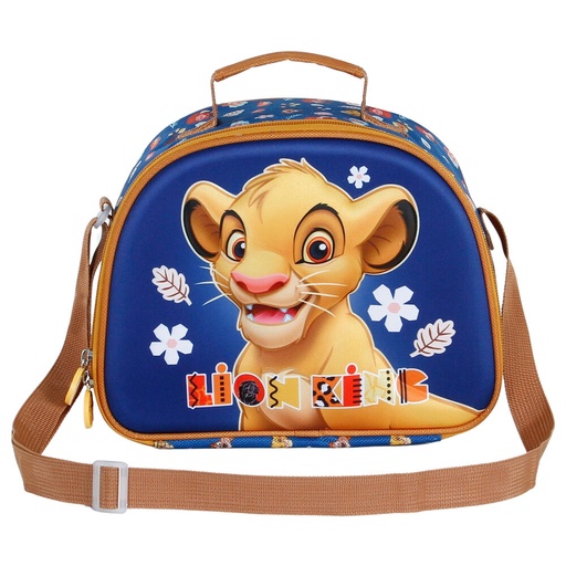 [8445118047257] Bolsa portameriendas 3D Little Face El Rey Leon Disney