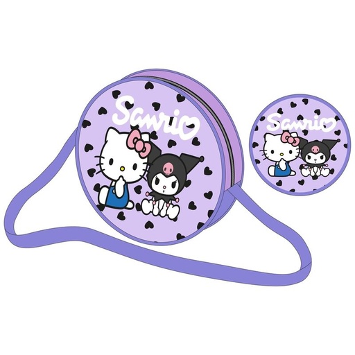 [1000000087062] Bolso bandolera Kuromi &#38; Hello Kitty