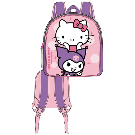 [1000000087239] Mochila 3D Kuromi &#38; Hello Kitty 30cm