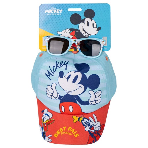 [18445484361688] Set gorra + gafas sol Mickey Disney