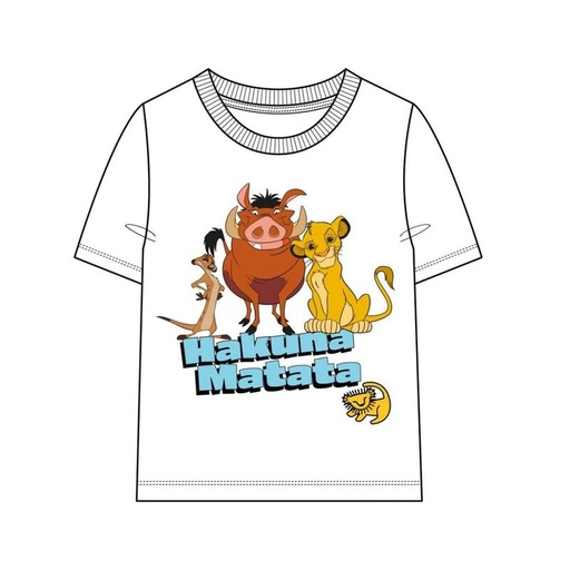 [18445484488293] Camiseta Hakuna Matata El Rey Leon Disney