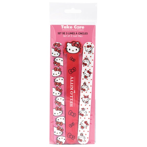 [3661075376888] Set 3 Limas de Uñas Hello Kitty