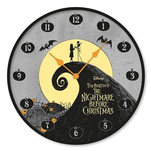 [5050293858739] Reloj pared Pesadilla antes de Navidad Disney